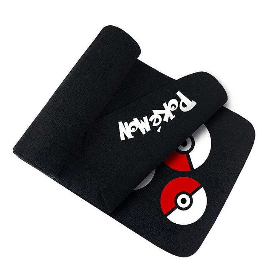 PKM Sonstiges Merchandise | Pokemon Pokeball Schwarzer Schal