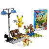 PKM Pokemon Bausteine | Mega Construx Classic Pokemon Chimchar / Panflam - Pikachu Bausteine Set