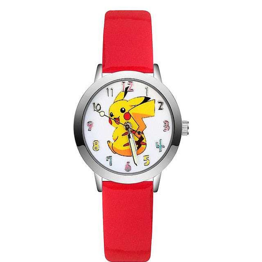 PKM Sonstiges Merchandise | Pokemon Pikachu Armbanduhr Fur Kinder (7 Motive Zur Auswahl)
