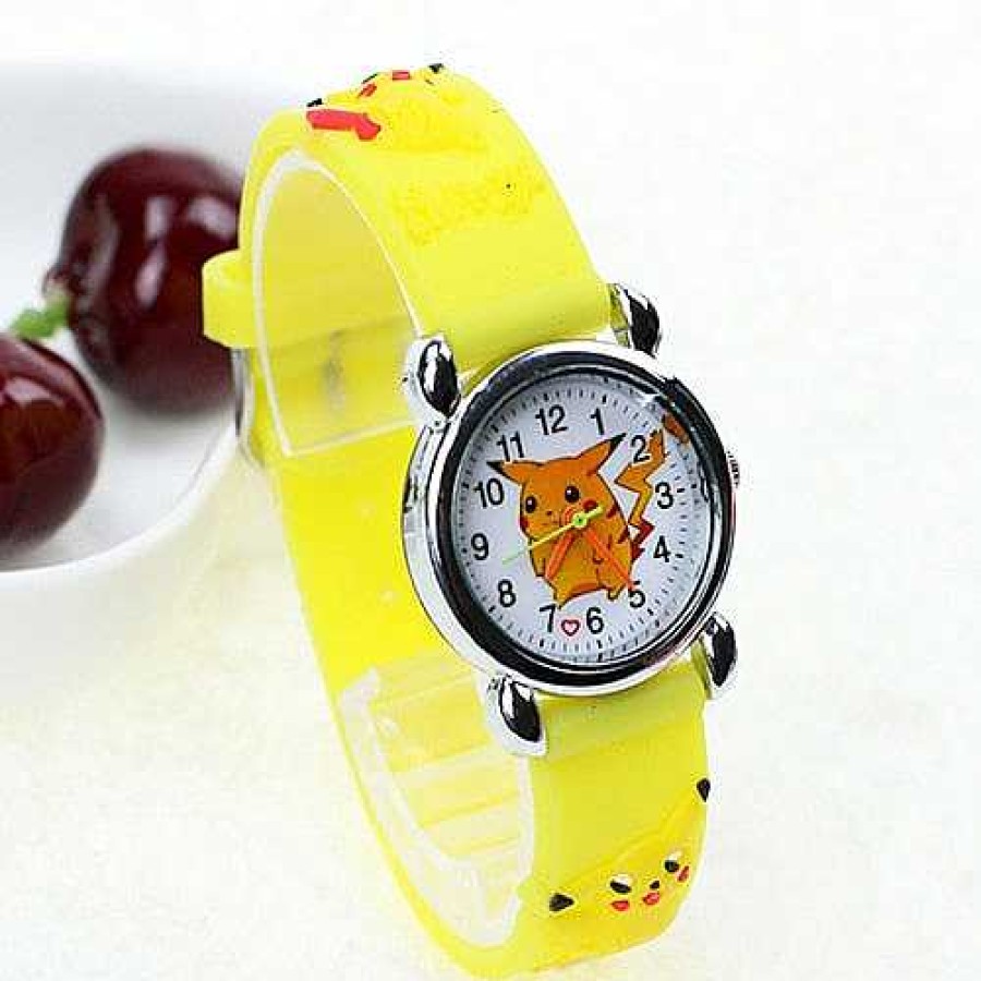 PKM Sonstiges Merchandise | Pikachu Kinder Uhr In Verschiedenen Farben