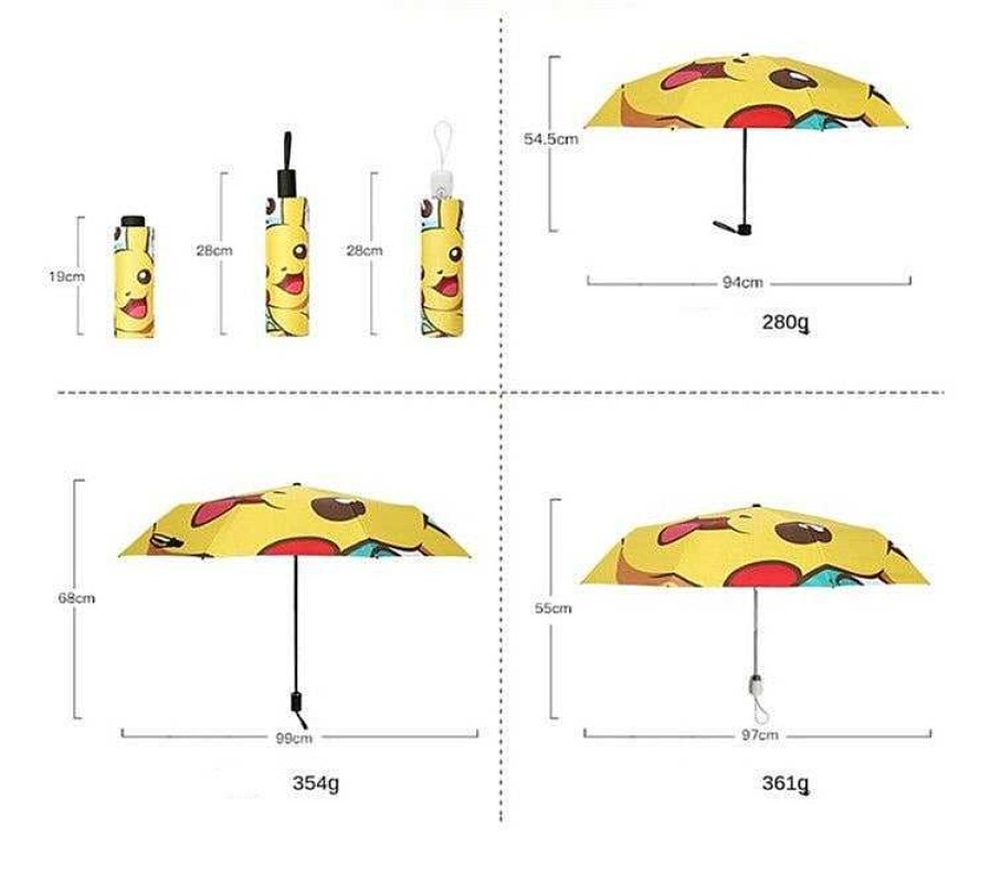 PKM Sonstiges Merchandise | Pokemon Pikachu Regenschirme (Manuell Oder Automatik)