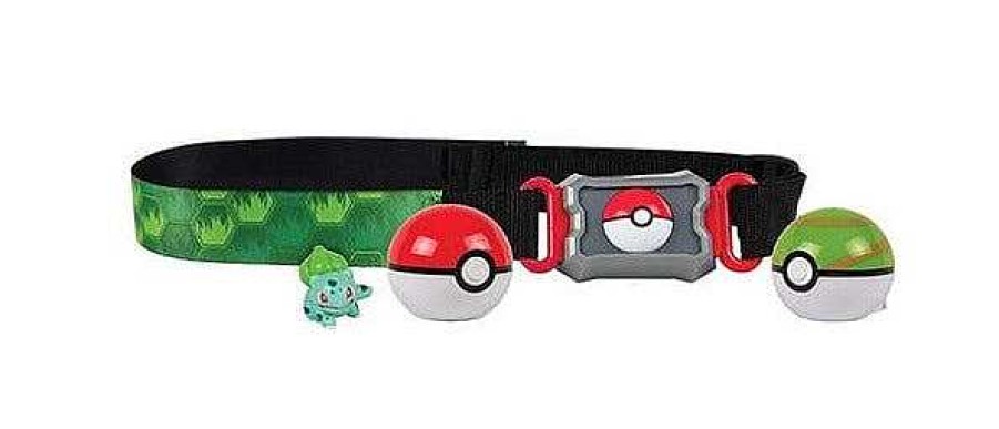 PKM Sonstiges Merchandise | Pokemon Poke Ball Gurtel Mit 2X Pokeball Und 1X Figur