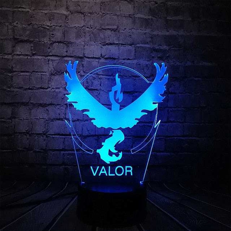 PKM Sonstiges Merchandise | Pokemon Go 3D Led Lampe Mit Farbwechsel (Nachtlicht, Tischlampe)