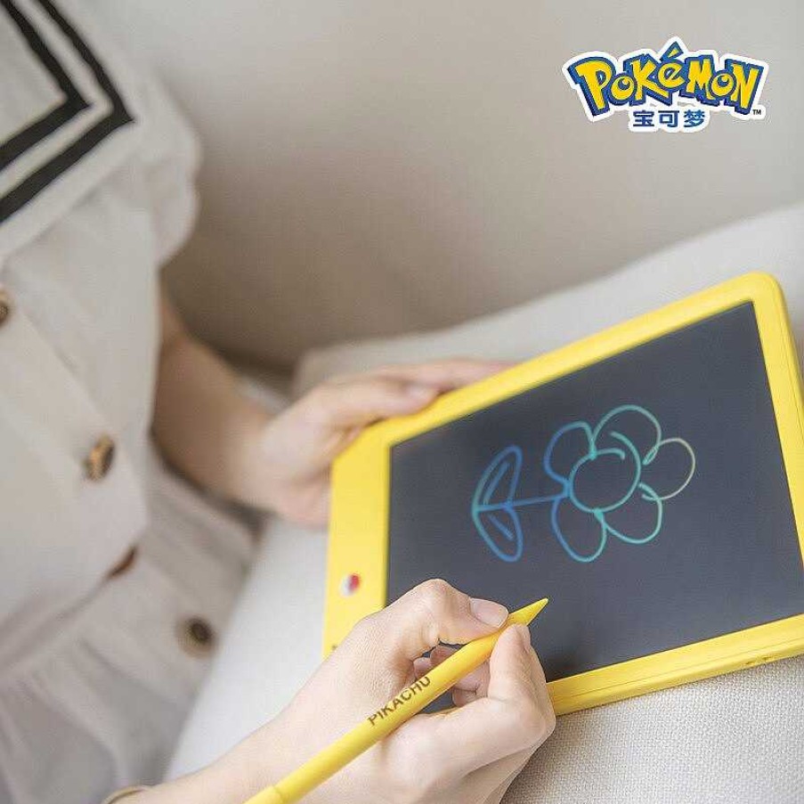PKM Sonstiges Merchandise | Pokemon Schreibtafel Im Pikachu Design Mit Pokemon Abpaustafeln