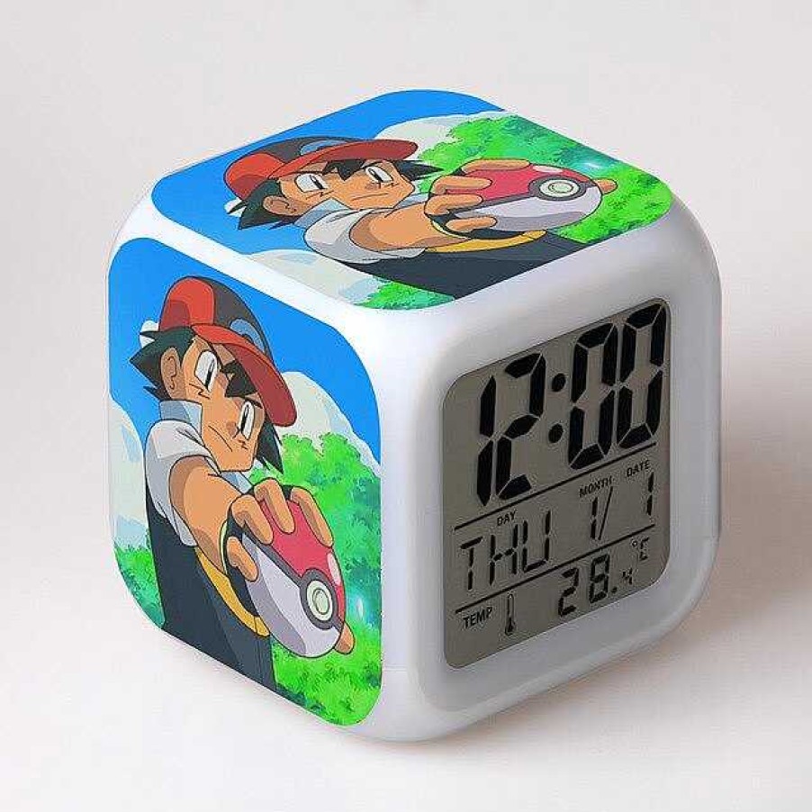 PKM Sonstiges Merchandise | Pokemon Digital Wecker / Uhr - 7 Farben (19 Verschiedene Motive)