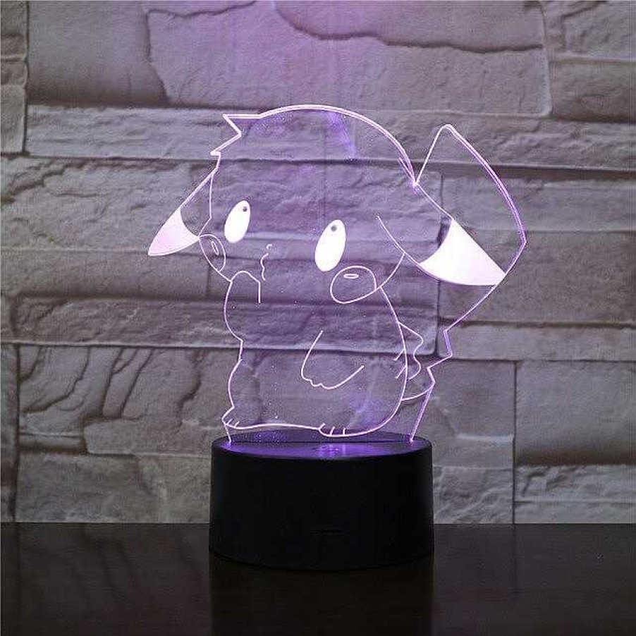 PKM Sonstiges Merchandise | Pokemon Go Snorlax, Ash Ketchum U. A. Lampe Mit Farbwechsel (7 / 16 Farben)