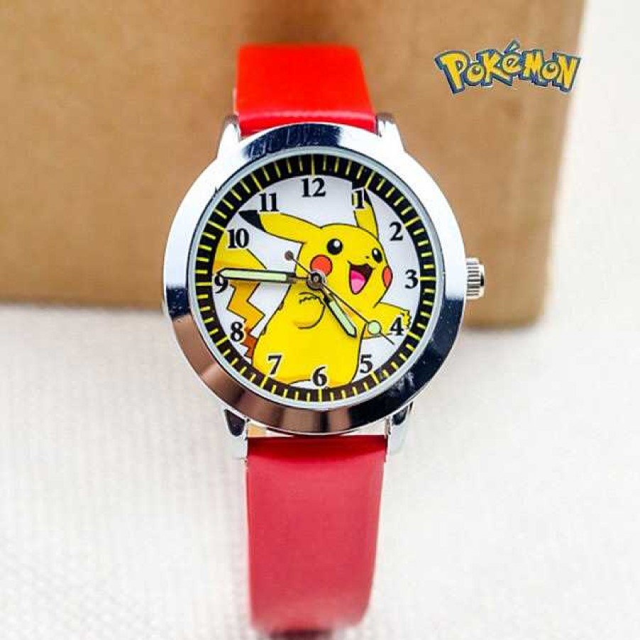 PKM Sonstiges Merchandise | Pokemon Pikachu Kinder Uhr In Verschiedenen Farben