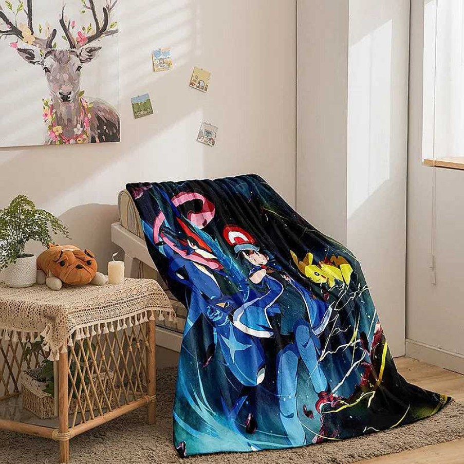 PKM Sonstiges Merchandise | Pokemon Decke In Vielen Motiven (Pikachu, Evoli Etc.)